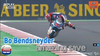 Bo bendsneyder Amazing Save  MotoGP Seri Emilia Romagna Sirkuit Misano -  SAG Mandalika Racing Team