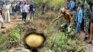 HEBOHWARGA MENEMUKAN HARTA KARUN EMAS DI HUTANDISCOVERY OF GOLD TREASURE IN A MINE PIT