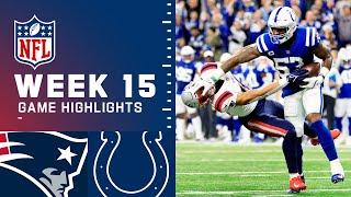 Patriots vs. Colts Week 15 Highlights  NFL 2021