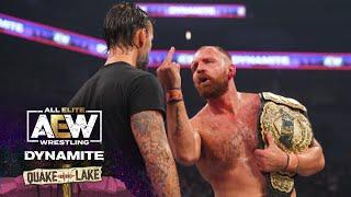 The AEW World Champion CM Punk is Back  AEW Dynamite Quake by the Lake 81022