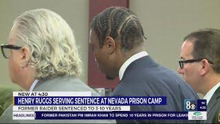 Ex-Las Vegas Raider Henry Ruggs serving sentence at Nevada prison camp