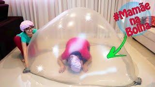 DESAFIO DA BOLHA GIGANTE DE SLIME MÃE E FILHA - FÉRIAS #08  Luluca