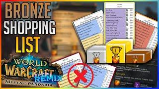 WoW Remix HOW TO Save As Much Bronze As Possible  Easier & Harder WoWRemix Rewards To Get