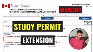 How To Extend Study Permit In Canada?  In English 