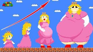 Evolution of Fat Peach Princess Peach Super Sized in Maze Mayhem  Game Animation