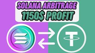 *Solana* Crypto Arbitrage Strategy 2024  Solana best Arbitrage Strategy Trading  Profit +8%