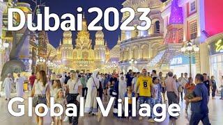 Dubai 4K Global Village Dubai Complete Walking Tour Mini World Railway Market Road of Asia