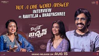 Ravi Teja & Bhagyashri Super Fun Interview with Anchor Suma  Mr.Bachchan  Harish Shankar  PMF