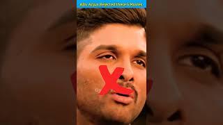 Allu Arjun Rejected these 5 Movies  #shorts