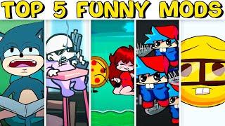 Top 5 Funny Mods in Friday Night Funkin