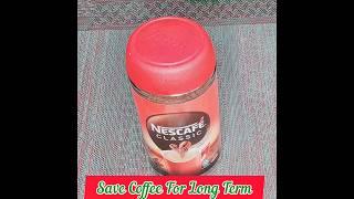 How to Save Coffee For Long Term ️ #kitchenhacks #diy #amazingtipsandtricks #Coffee 