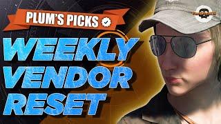 GREAT VECTOR & HONEY BADGER NO BS Weekly Vendor Reset AUGUST 6th 2024 Division 2 #vendorreset