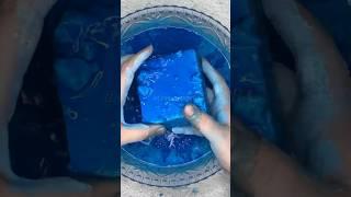 Chalk Dip into Blue Chalky Water