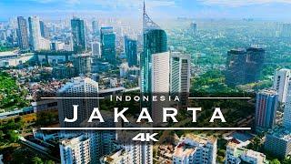 Jakarta Indonesia  - by drone 4K