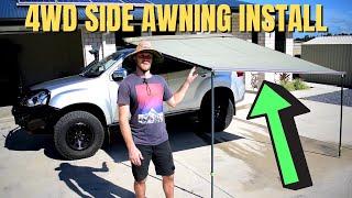 How to Install a 4WD Instant Side Awning  DIY Installation  Best Quality Awning for your $$$