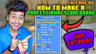 How To Make Scoreboard in Minecraft Server  Best Scoreboard Plugin Minecraft  LazerMC #8