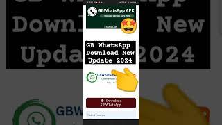 how to download GB WhatsApp 2024  GB WhatsApp new version download GB WhatsApp kaise download kare