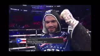 John Bauza VS Michael Williams Jr  FULL FIGHT In NEW YORK 121121 