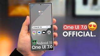 Samsung One UI 7.0 Android 15 - OFFICIAL