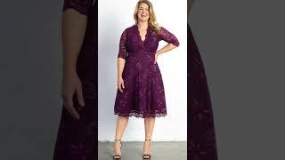 Plus Size Cocktail Dresses and Evening Gowns #shorts #shortvideo #plussize #plussizefashion #fashion