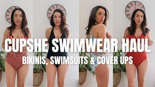 NEW IN CUPSHE SWIMWEAR HAUL 2023  Affordable Bikinis Swimwear Dresses Under £35  Eilidh Wells AD