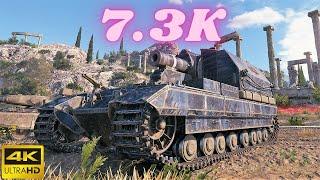 Conqueror Gun Carriage  7.3K Damage Arty World of Tanks Replays WOT tank games