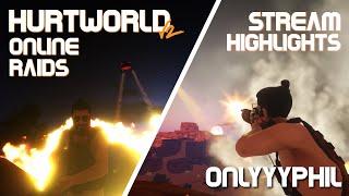 HURTWORLD V2 ONLINE RAIDS & STREAM HIGHLIGHTS PVP FUNNY MOMENTS C4 HELICOPTER ROCKET LAUNCHER