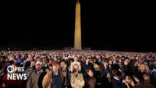 Voters at Harris’ Ellipse rally nervous excited