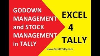 TALLY  STOCK MANAGEMENT  TALLY INVENTORY MANAGEMENT  TALLY GODOWN MANAGEMENT  LEARN Tally ERP 9