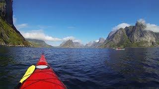 Sea Kayaking Sweden - Reine Fjord Lofoten Norway Jul 2018