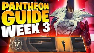 The COMPLETE Week 3 Pantheon Guide Weapons Loadouts & Platinum Score  Destiny 2 Into the Light