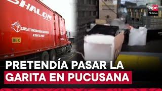 Pucusana Hallan 14 ladrillos de droga en camión de reconocida empresa de carga y encomiendas