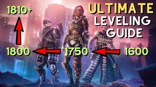 How to Reach 1750 1800 & 1810+ Power FAST  ULTIMATE Guide to Leveling in Lightfall