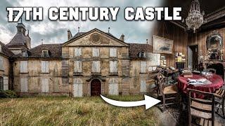 Incredible Abandoned 17th Century Castle in France  FULL OF HISTORICAL TREASURES