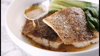 Crispy Skin Barra With Beurre Noisette - Diana Chan