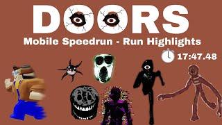 Doors Mobile Speedrun  Run Highlights  1747.48