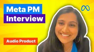 Product Manager Interview Design an Audio Product for Meta