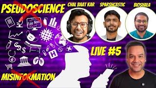 How to Avoid Pseudoscience & Misinformation? Mega LiveStream Ep5 with Special Guests