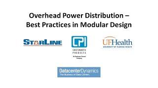 Webinar Starline & Chatsworth the benefits of overhead power and best practices in modular design