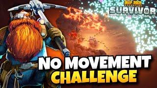 Breaking the Official No Movement Challenge  Deep Rock Galactic Survivor