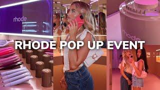 GRWM + VLOG Rhode Pop-Up preview event in NYC