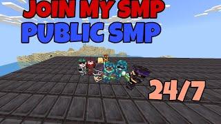 Join MY Public LIFESTEAL Cracked Smp 247 For all Version PojavJavaPe Join my New fresh smp