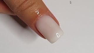 How to- Milky white nails tutorial