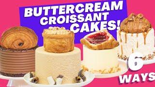 Textured Buttercream Croissant Stuffed Cakes For MOTHERS DAY  How to Cake It With Yolanda Gampp