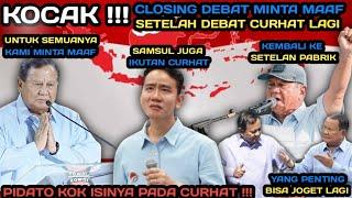 Parodi Kocak Netizen ‼️ Closing Debat Minta Maaf Setelah Debat Curhat Lagi