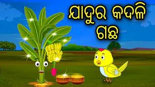 Jadura Kadali Gacha  Odia Cartoon  Odia Bird Stories Odia Chadhei Gapa Odia Moral Story