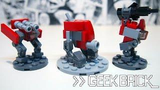 #GeekBrick Самоделки Мини-роботы из LEGO для настольной часть 3