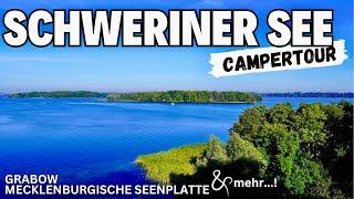 Schweriner See und Grabow  Mecklenburgische Seenplatte dem Wohnmobil  Camper Osttour 2024 Teil 1