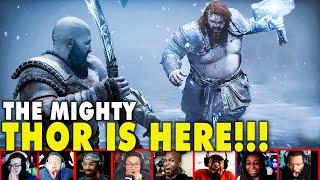 Gamers Reaction To Seeing THOR In God Of War Ragnarok Playstion State Of Play  Mixed Reactions