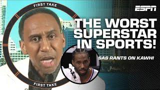 Stephen A. BLASTS Kawhi Leonard  HE CONTINUES TO BREAK HEARTS  First Take